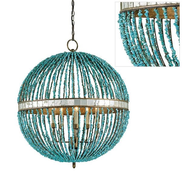 【CURREY】アメリカ・「ALBERTO ORB CHANDELIER」デザインシャンデリア 5灯(W711×H838mm)