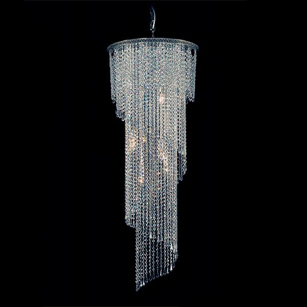 【Preciosa】最上級ブランドクリスタルシャンデリア 13灯 シルバー(φ500×H1350mm)