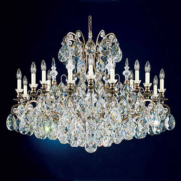 【SCHONBEK】アメリカ・クリスタルシャンデリア『RENAISSANCE』19灯(W1021×H710mm)