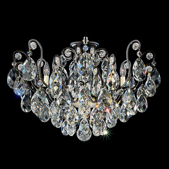 【SCHONBEK】アメリカ・クリスタルシーリングシャンデリア『RENAISSANCE』8灯(W660×460mm)