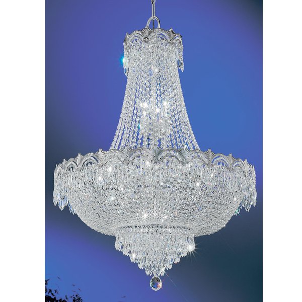 【CLT】アメリカ・クリスタルシャンデリア『Regency?』9灯(W640×H860mm)*
