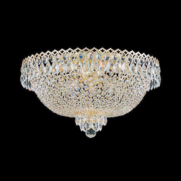 【SCHONBEK】アメリカ・クリスタルシーリングシャンデリア『CAMELOT』6灯(W500×H280mm)