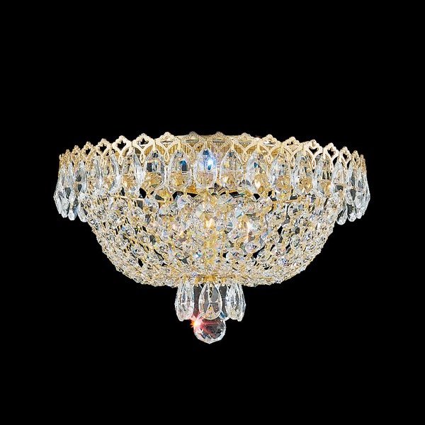 【SCHONBEK】アメリカ・クリスタルシーリングシャンデリア『CAMELOT』3灯(W280×H180mm)