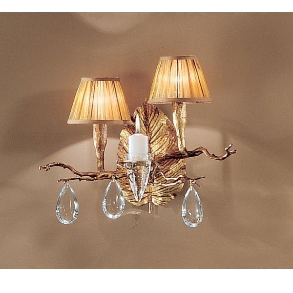 【CLT】アメリカ・デザインシェードブラケット『Moening Dew』2灯 ブロンズ(W430×D280×H360mm)*