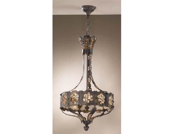 【CLT】アメリカ・クリスタルデザインシャンデリア『Castillo』3灯 ブロンズ(W400×H740mm)*