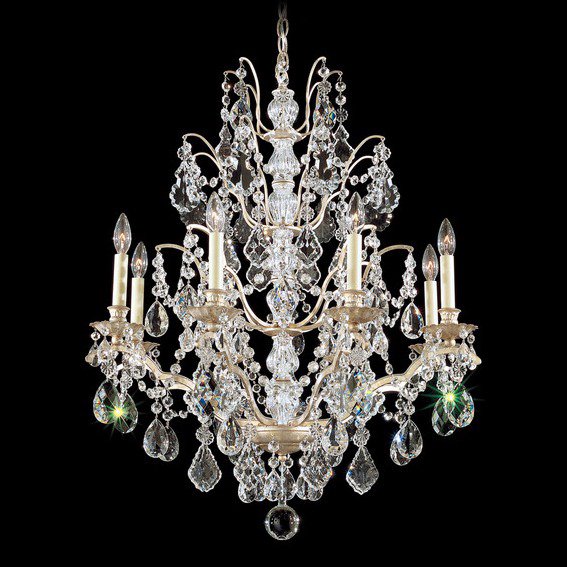 【SCHONBEK】アメリカ・クリスタルシャンデリア『BORDEAUX』8灯(W710×H810mm)