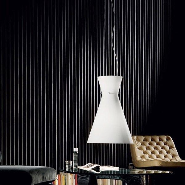 【DeMajo】 イタリア製 デザイン・ペンダントシャンデリア　1灯 （W500×H720mm）