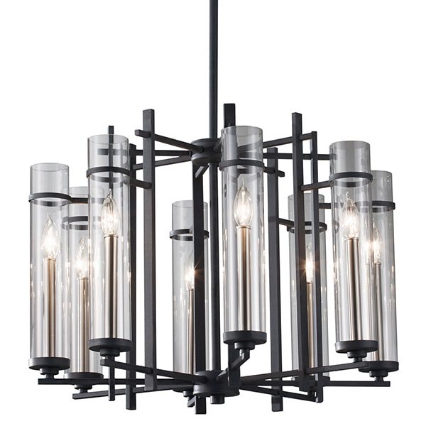 【GENERATION LIGHTING】アメリカ・FEISS Collection デザインシャンデリア「Ethan」8灯(W660×H488mm)