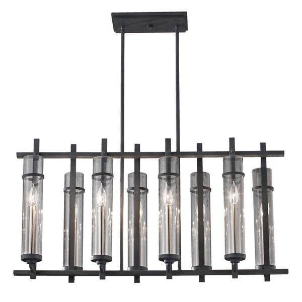 【GENERATION LIGHTING】アメリカ・FEISS Collection デザインシャンデリア「Ethan」8灯(W952×H504mm)