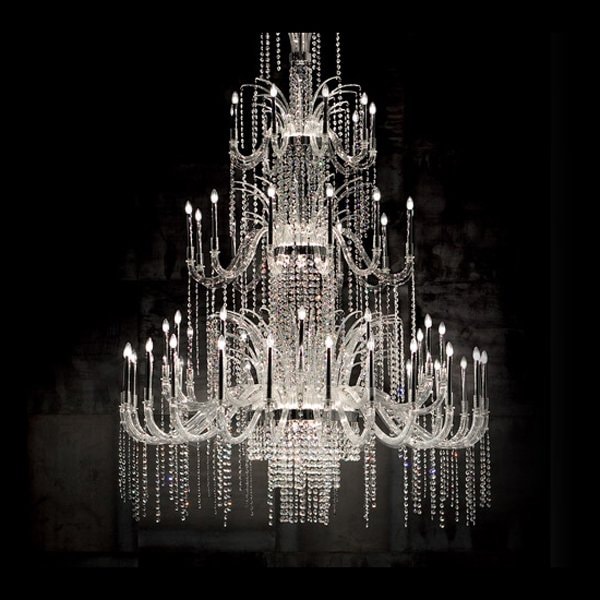 【DeMajo】 イタリア製 デザイン・シャンデリア　84灯 （W2000×H3000mm)