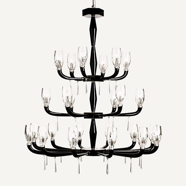 【DeMajo】 イタリア製 デザイン・ヴェネチアンシャンデリア　26灯 （W1180×H1400mm)