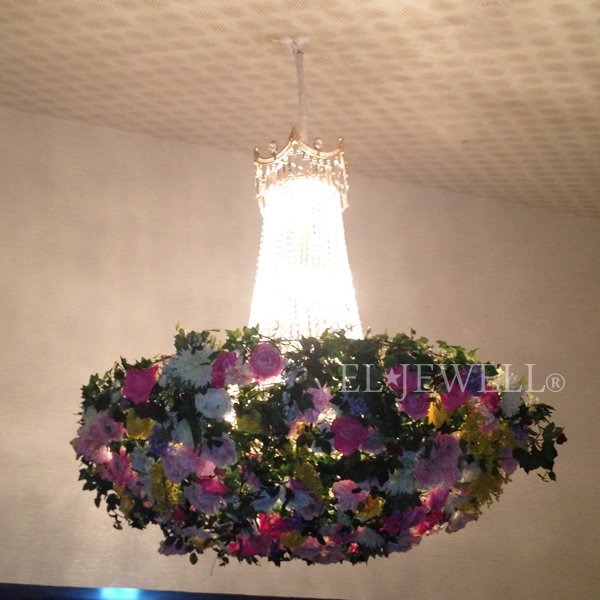 クリスタル・フラワーシャンデリア 25灯(φ1100×H1100mm) | EL JEWEL