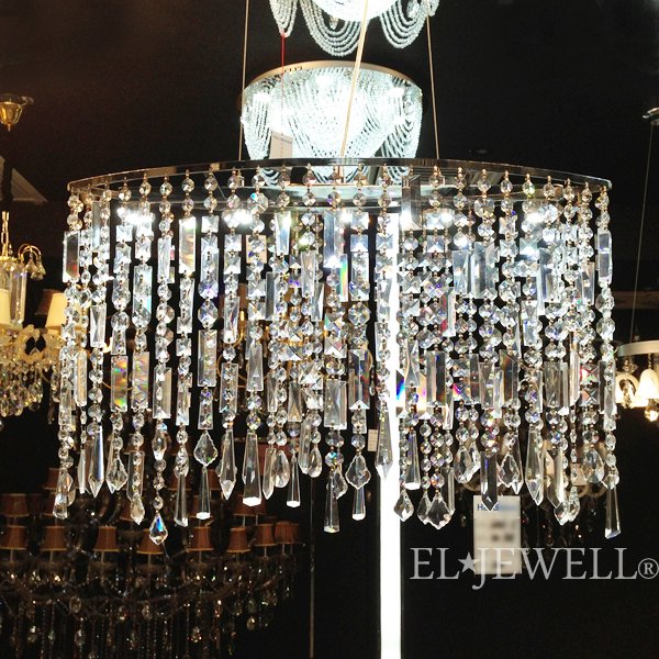 デザインシャンデリア 6灯 クローム(W800×H200mm)