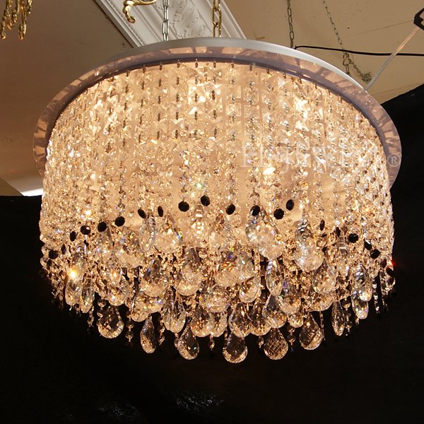 シーリングシャンデリア　15灯　クローム（φ600mm）