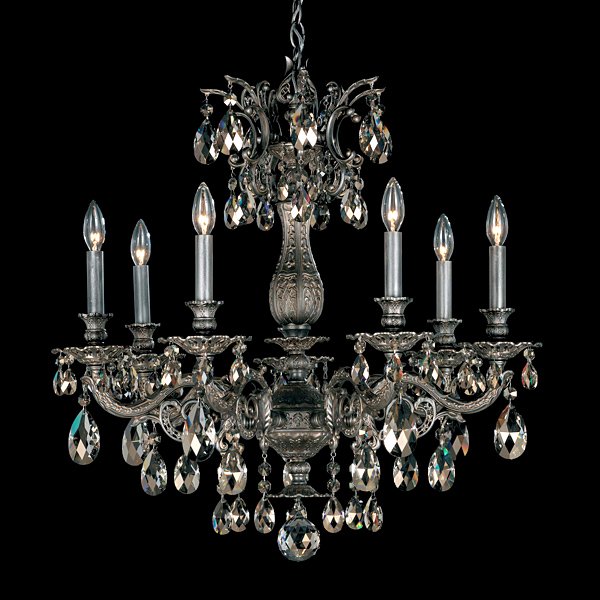 【SCHONBEK】アメリカ・クリスタルシャンデリア『MILANO』7灯(W690×H720mm)