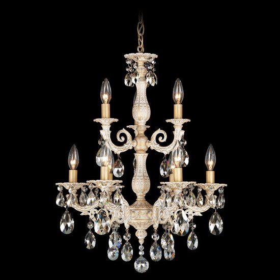 【SCHONBEK】アメリカ・クリスタルシャンデリア『MILANO』9灯(W460×H620mm)