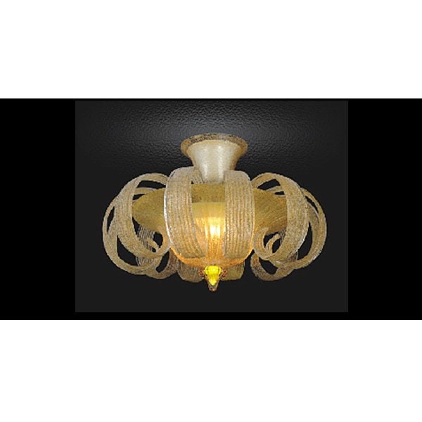 【TSL】＜3台から注文可＞ベネチアンシーリングシャンデリア 3灯 ゴールドラッシュ(D550×H350mm)*