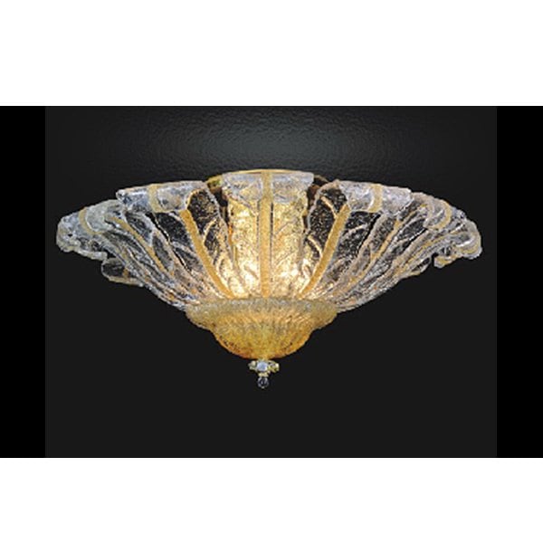 【TSL】＜3台から注文可＞ベネチアンシーリングシャンデリア 3灯 ゴールドラッシュ(D700×H340mm)