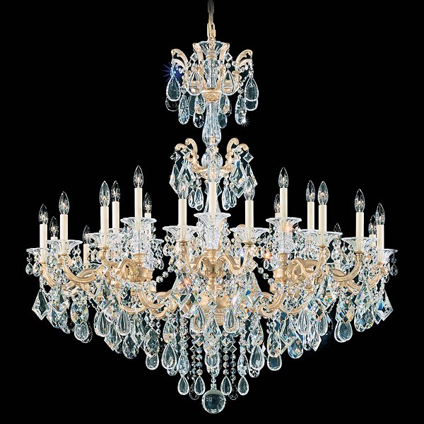 【SCHONBEK】アメリカ・クリスタルシャンデリア『LA SCALA』24灯(W1170×H1220mm)