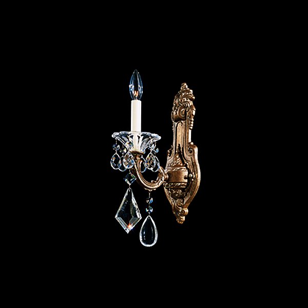 【SCHONBEK】アメリカ・クリスタルブラケット『LA SCALA』1灯(W130×D200×H410mm)