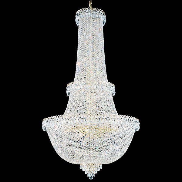 【SCHONBEK】アメリカ・クリスタルエンパイアシャンデリア『CAMELOT』57灯(W860×H1520mm)