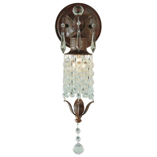 【GENERATION LIGHTING】アメリカ・FEISS Collectionクリスタルブラケット「Maison De Ville」1灯(W127×H356mm)