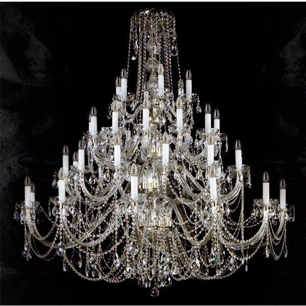 【ART GLASS】クリスタルシャンデリア「AURELIE」42灯(W1530×H1560mm)