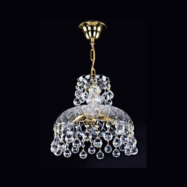 【ART GLASS】クリスタルペンダントシャンデリア「ELANED」4灯(W300×H270mm)