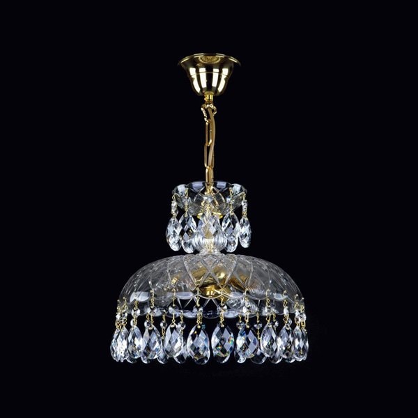 【ART GLASS】クリスタルペンダントシャンデリア「ELANED」4灯(W300×H270mm)