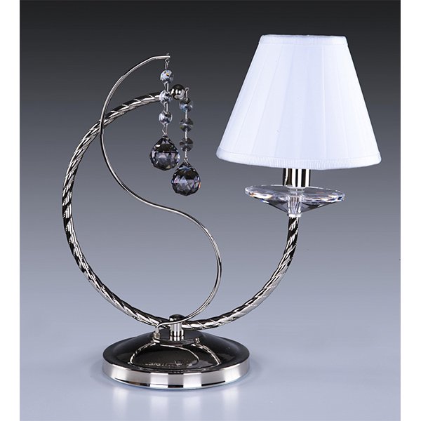 【ART GLASS】チェコクリスタルテーブルライト「ZOE」1灯(W300×H300×D160mm)