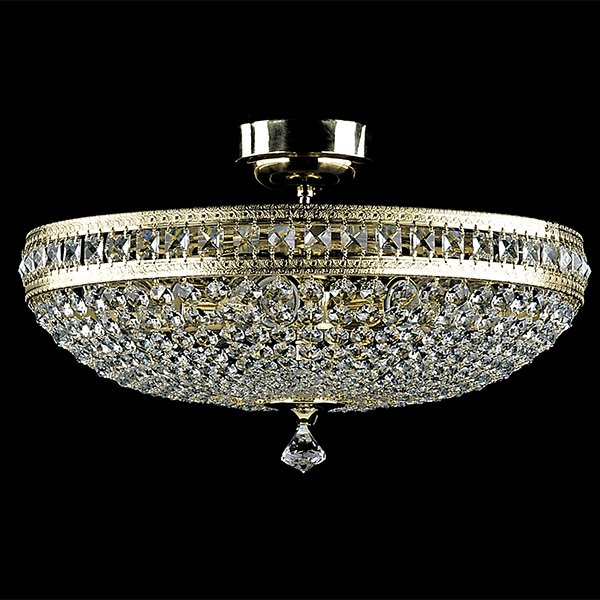 【ART GLASS】クリスタルシーリングシャンデリア「MILADA」6灯(W500×H280mm)