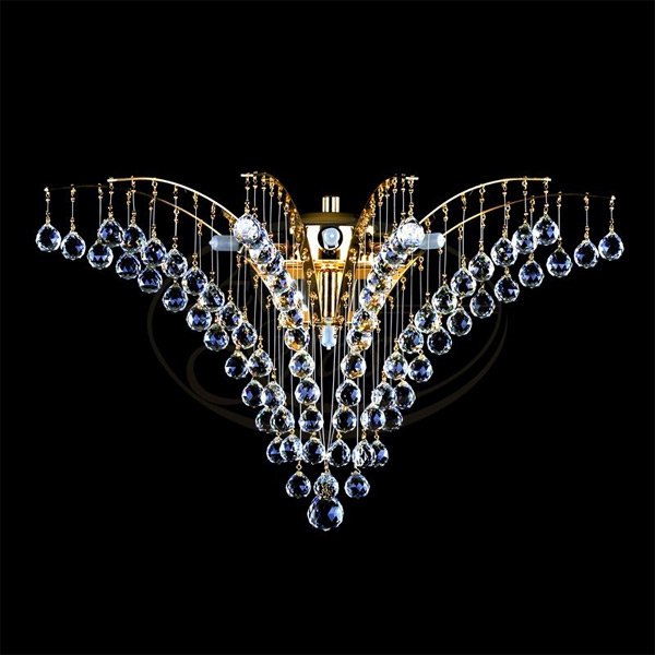 【ART GLASS】クリスタルデザインブラケット「CONSUELA」4灯(W475×H220mm)