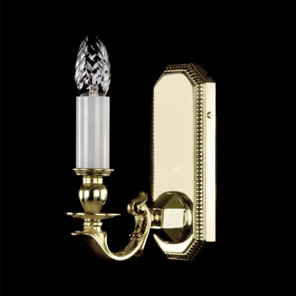 【ART GLASS】アンティーク調ブラケット「GRACIE」1灯(W75×H200mm)