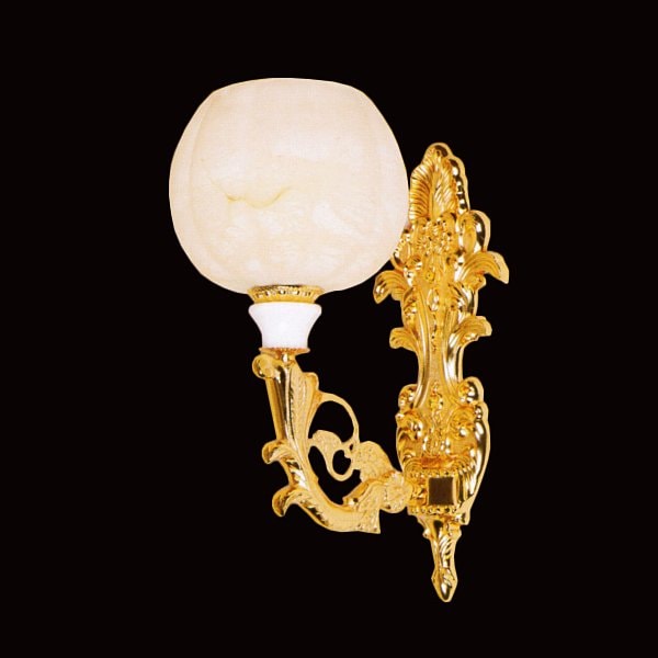 【SUPRA】デザインシェードブラケット 1灯 ゴールド(W220×H380mm)