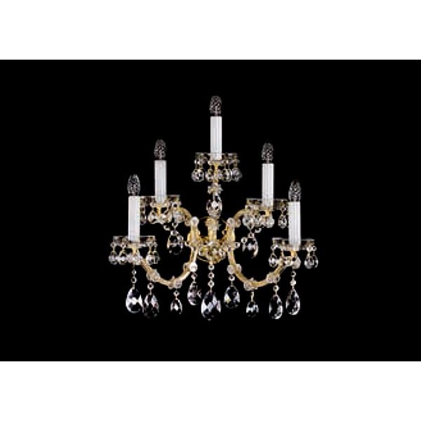 【ART GLASS】クリスタルブラケット「MARIA TEREZIA」5灯(W450×H500mm)