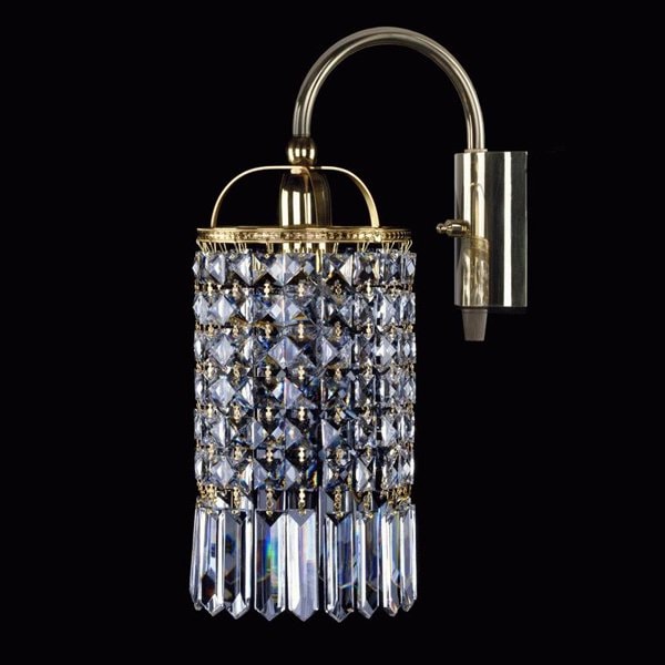 【ART GLASS】クリスタルデザインブラケット「SMALL GAME」1灯(W130×H240mm)