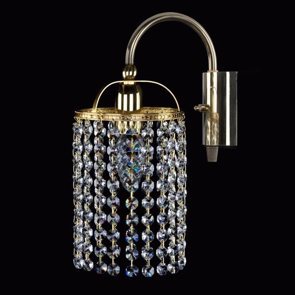 【ART GLASS】クリスタルデザインブラケット「SMALL GAME」1灯(W130×H310mm)