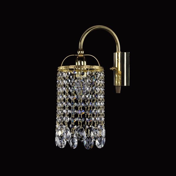 【ART GLASS】クリスタルデザインブラケット「SMALL GAME」1灯(W120×H340mm)