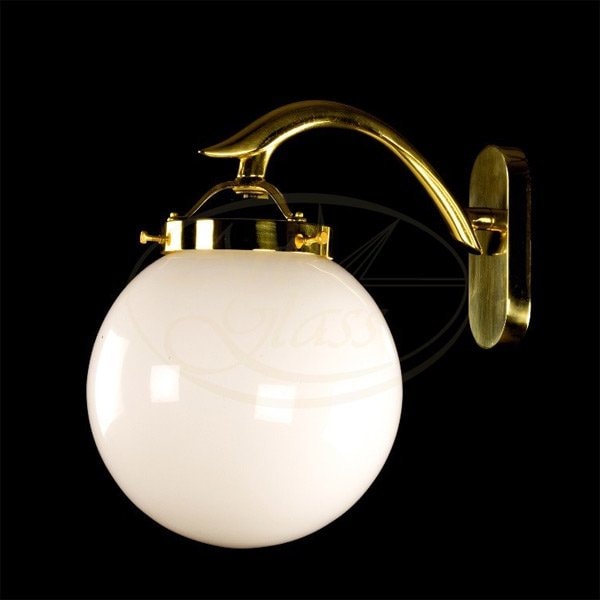 【ART GLASS】ガラスシェードウォールライト「SALOME」1灯(W200×H290mm)