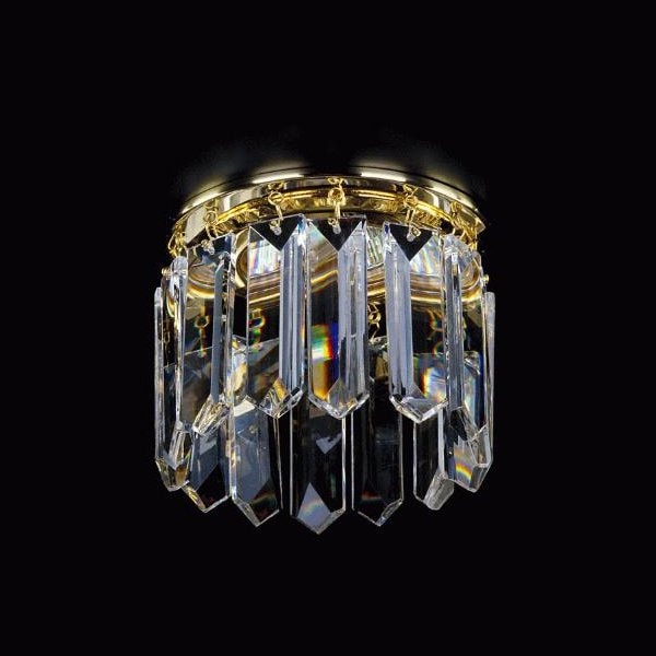 【ART GLASS】天井のダウンライトをキラキラに装飾♪ダウンライト用クリスタル(φ100mm)