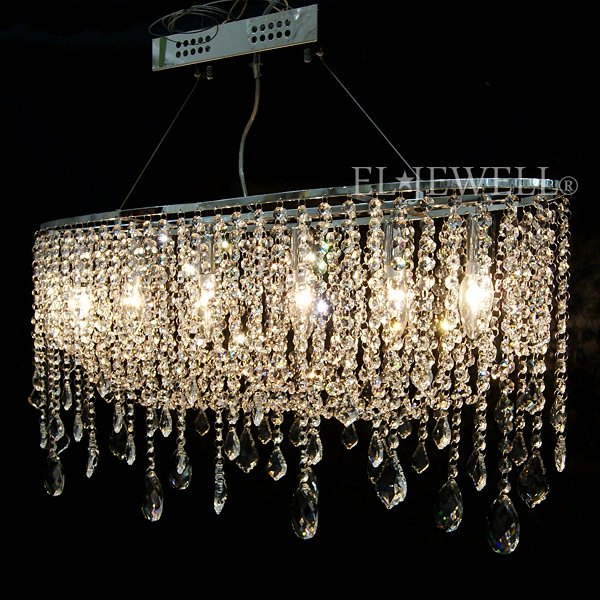 LA LUCE】クリスタルシャンデリア 6灯(W790×D205×H380mm) | EL JEWEL