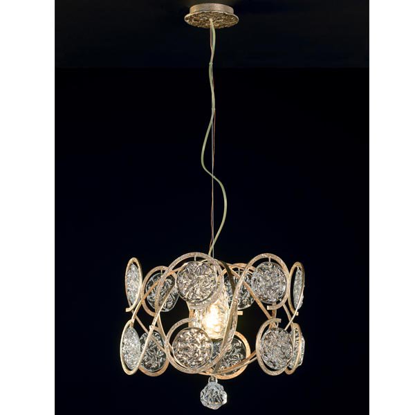 【CLT】アメリカ・デザインシャンデリア『Celeste 』1灯 クローム(W460×H410mm)*