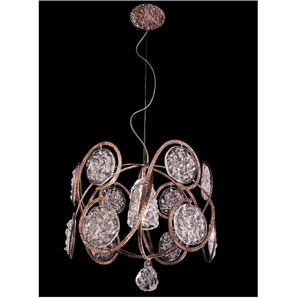 【CLT】アメリカ・デザインシャンデリア『Celeste 』1灯 ブロンズ(W460×H410mm)*