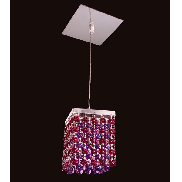 【CLT】アメリカ・クリスタルペンダントシャンデリア『Bedazzle』1灯(W100×H130mm)*