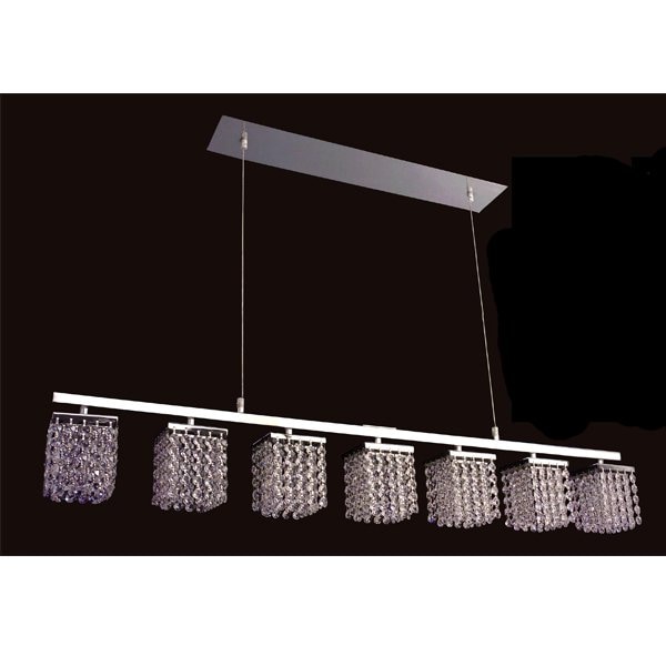 【CLT】アメリカ・クリスタルデザインシャンデリア『Bedazzle』7灯クリア(W1160×H130mm)*