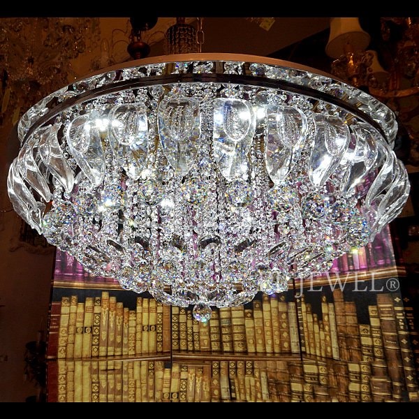 デザインクリスタルシーリングシャンデリア 12灯(φ700×H320mm)