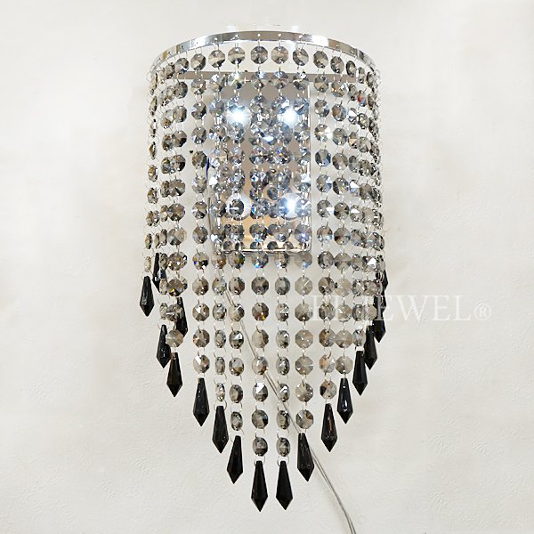 デザインクリスタルラインLEDブラケット クローム(W220×H370mm)