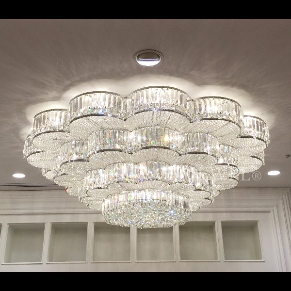 シーリングシャンデリア 49灯(W1500×H500mm)