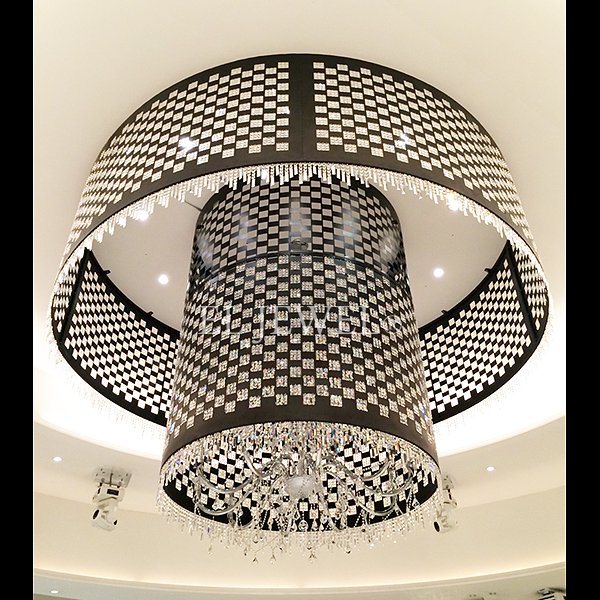 クリスタルシャンデリアシェード 【 802PRODUCTS 】 60'sクリスタルシャンデリアシェード ヴィンテージアンバー