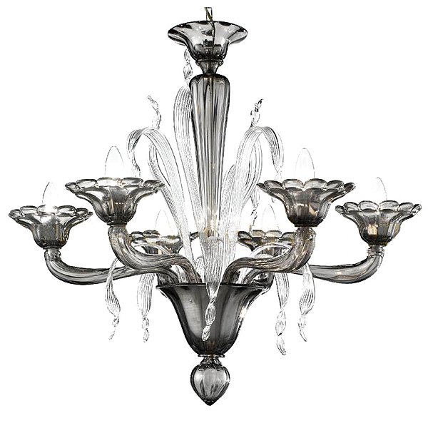 【VENICE ARTE】ヴェネチアンシャンデリア「Goldoni」8灯(φ900×H680mm)